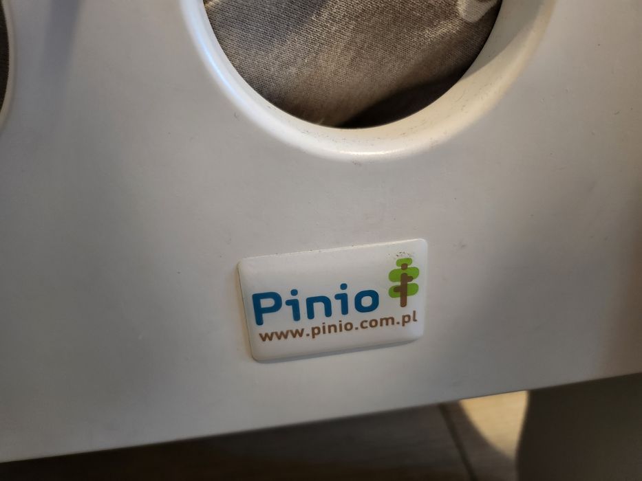 Łóżeczko dziecięce Pinio białe z szuflada 60x120 plus materac