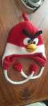 Wełniana czapka dziecięca z Nepalu Angry Birds
