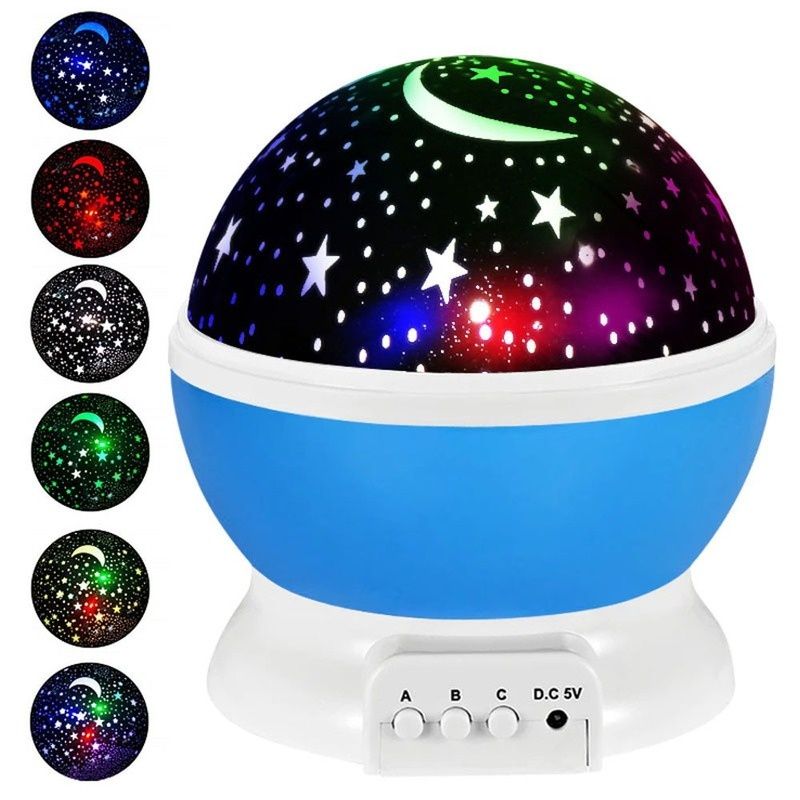 Mini projector de luz planetária no tecto e quarto de crianças *NOVO*