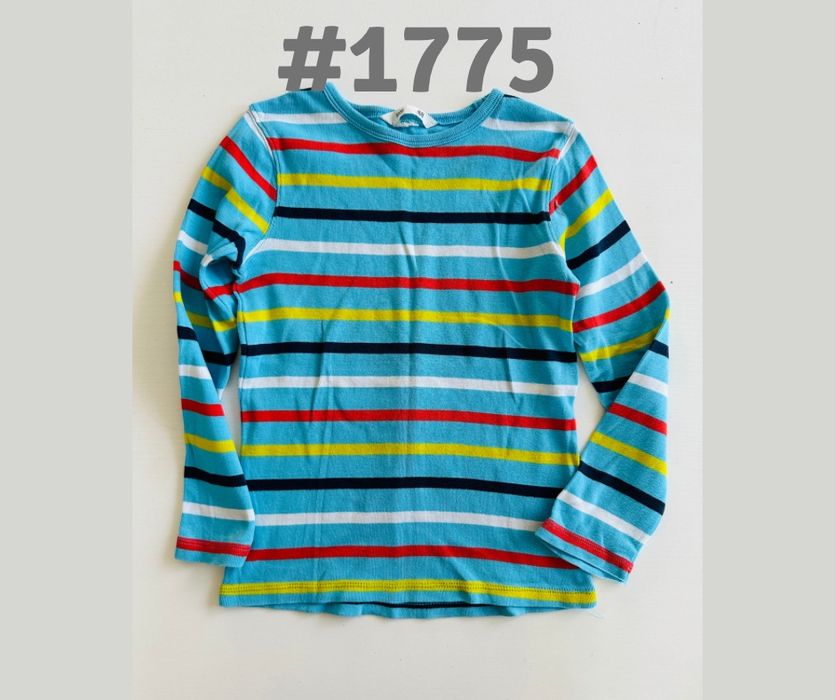 Bluzka chłopięca H&M 116cm 6lat w paski z długim rękawem #1775
