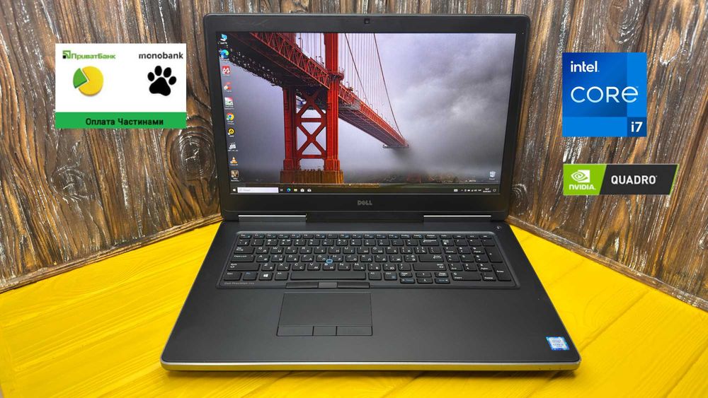 Потужний Професійний 17 дюймовий Ноутбук Dell Precision 7710 /ГАРАНТІЯ