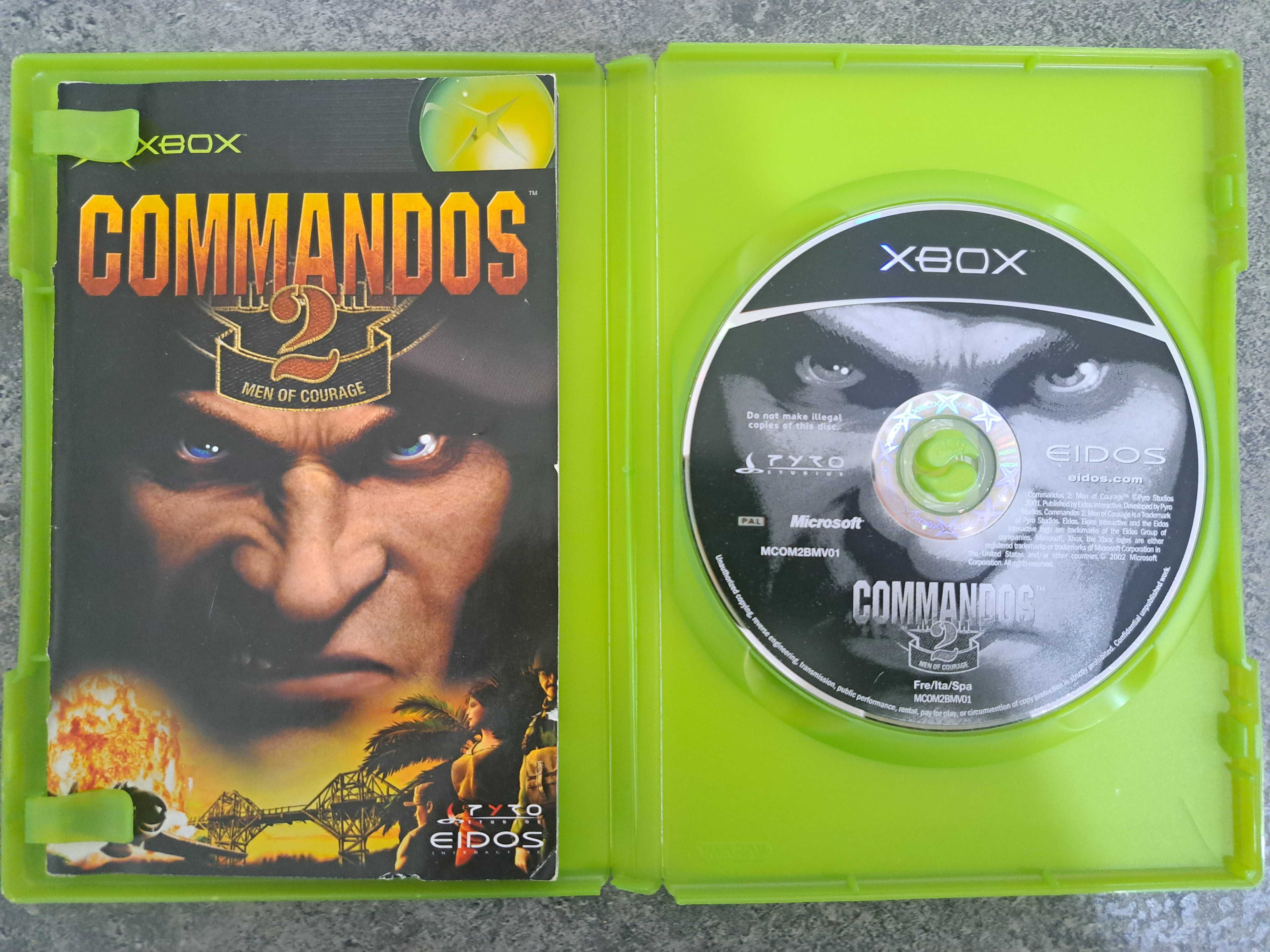 Jogo XBOX Clássica - "Commandos 2 Men of Courage"