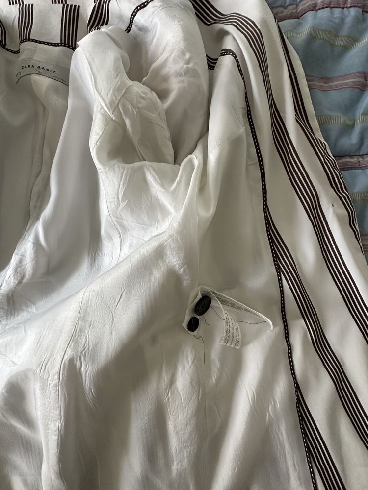 Blazer listrado da ZARA BASIC
