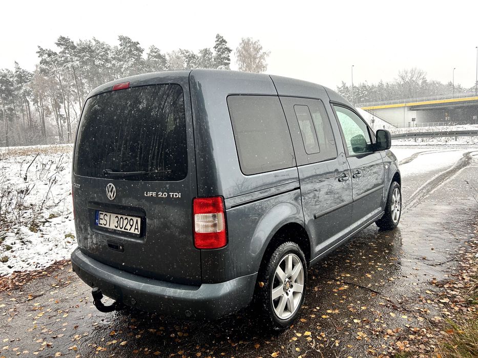 VW Caddy 2.0TDI LIFE + mini camper zabudowa i wiele dodatków