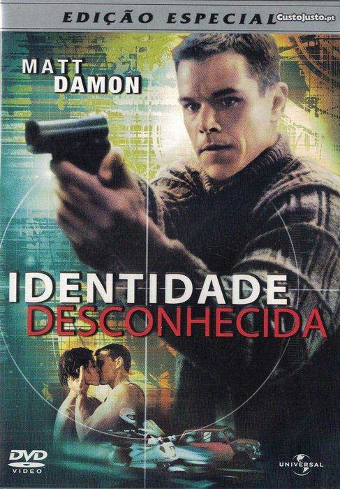 Dvd Identidade Desconhecida 1º Filme Bourne c/ Matt Damon Julia Stiles