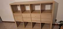 Estante "KALLAX" IKEA c/acessórios