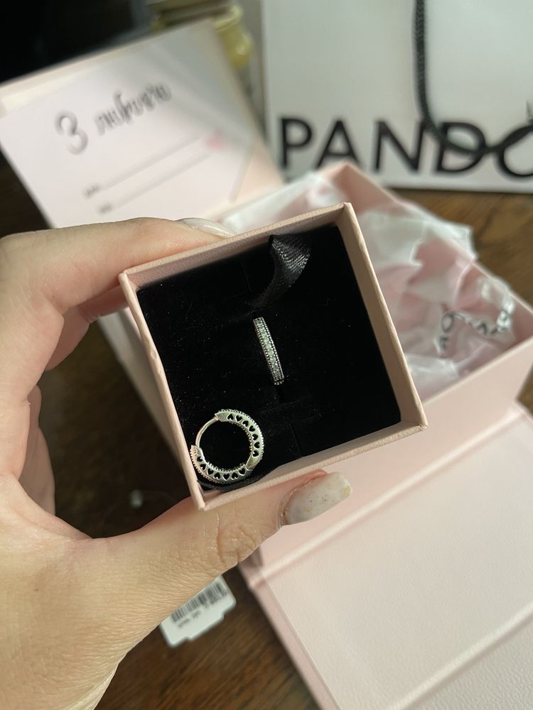 Срібні Сережки Pandora
