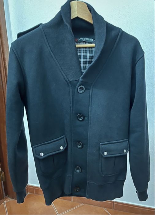 Casaco malha homem