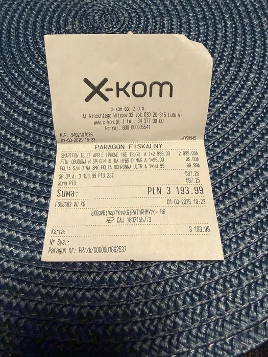 IPhone 16e Stan idealny