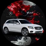 Opłatek na tort Urodziny Mercedes ML Samochód Auto Tekst Gratis 40 50