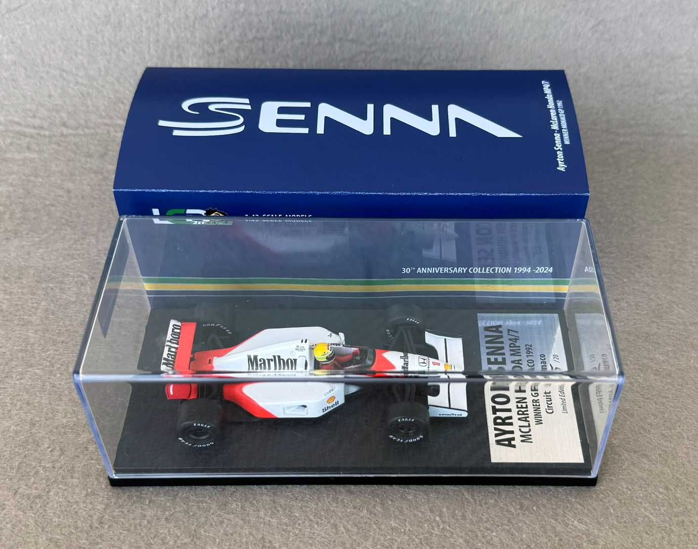 6 Miniaturas Ayrton Senna - McLaren Lotus, Williams - escala 1:43
