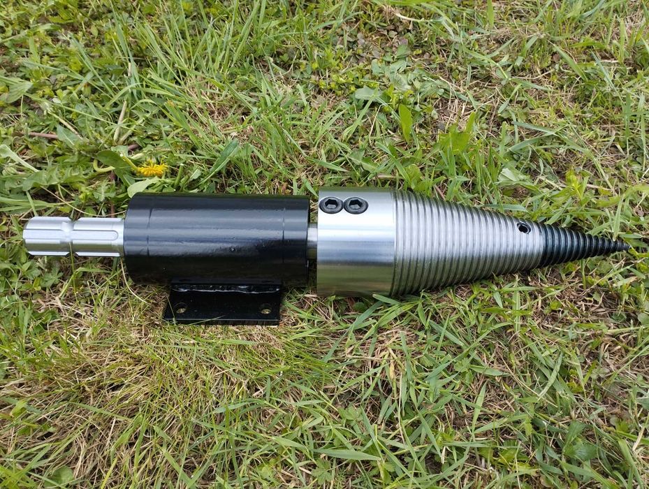 Łuparka świdrowa do ciągnika WOM 100mm / świder do łupania drewna