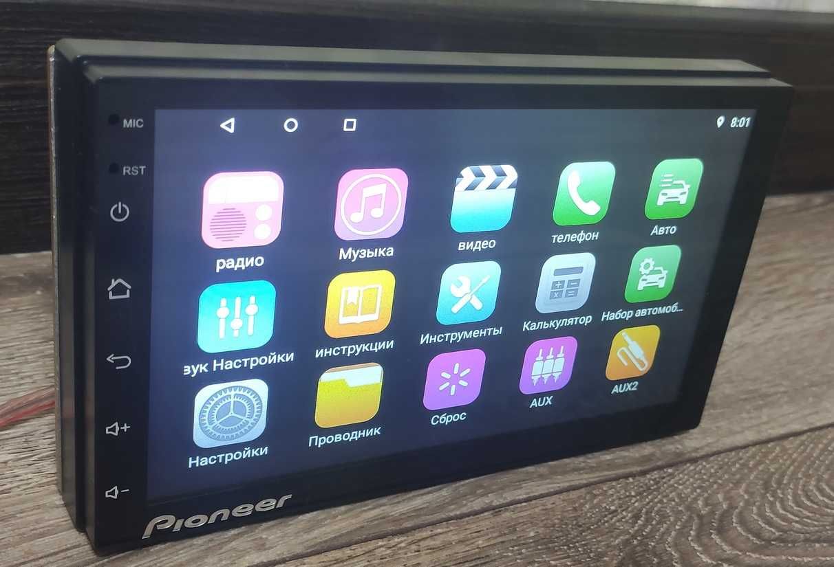 АвтоМагнитола Pioneer Pi-707 2Din Android13 2/32Гб,GPS, Wi-Fi корея