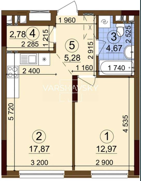 Продаж 1к квартири на ЖК Варшавський Плюс
