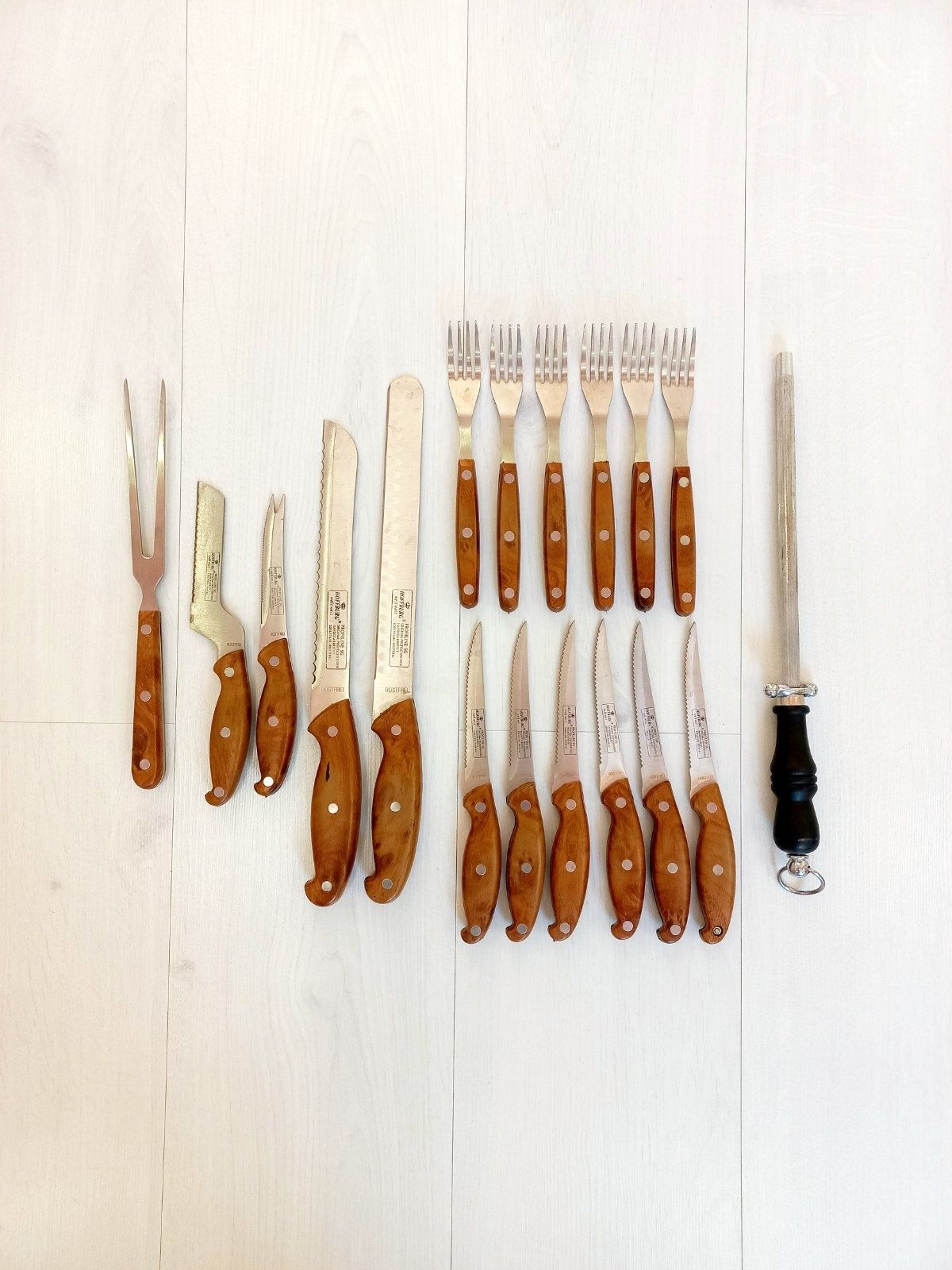 Набір столові прилади Hoffburg столовые приборы ніж виделка вилка нож