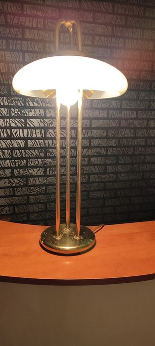 Lampa gabinetowa mosiężna vintage antyk ART DECO AKTUALNE