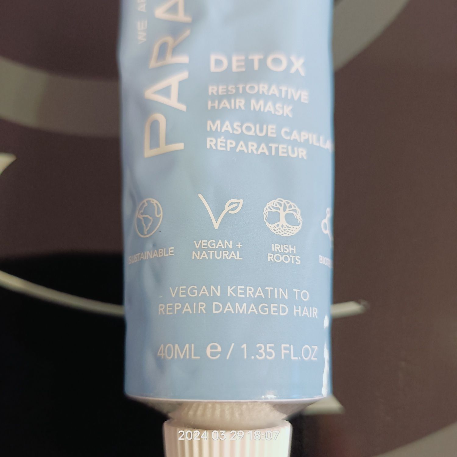 Paradox detox maska na włosy 40 ml