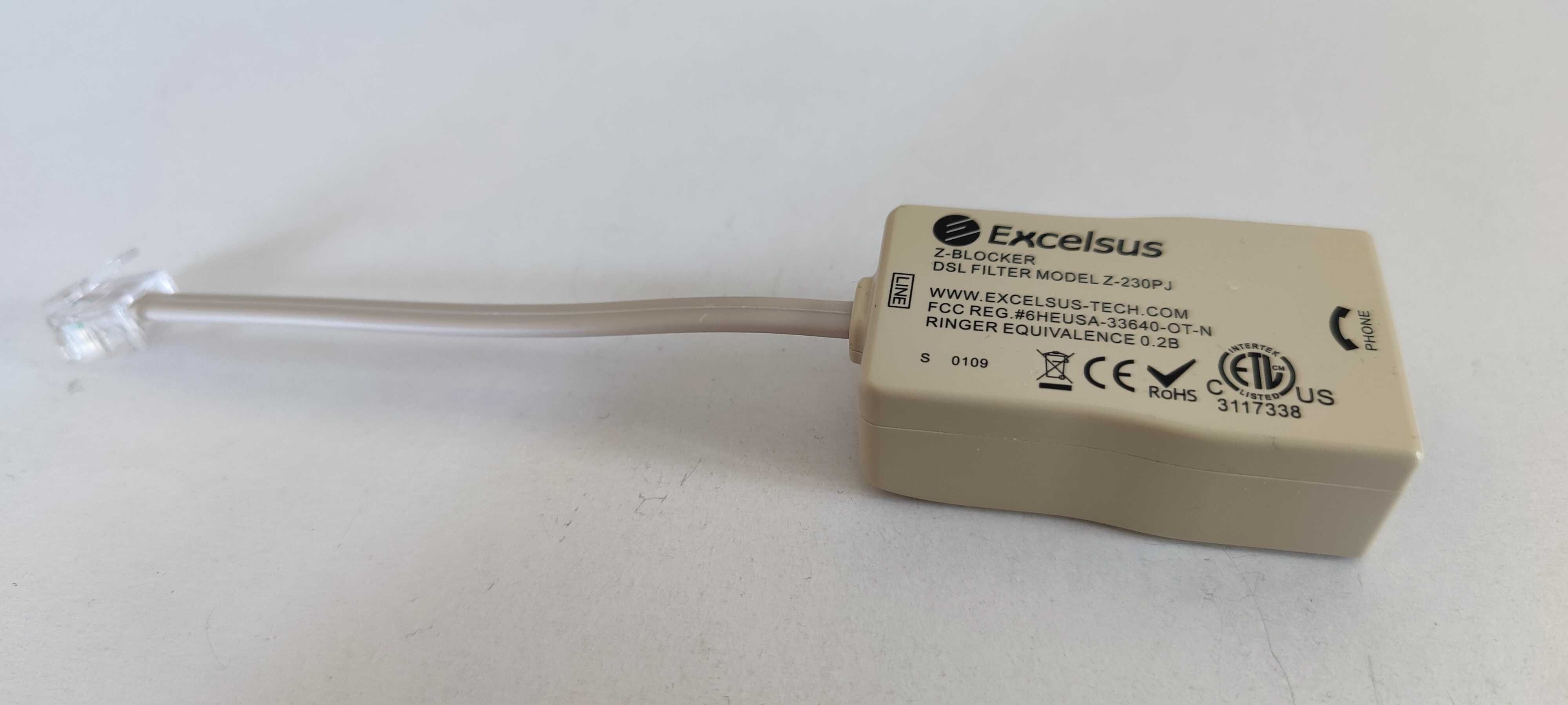 Filtr ADSL Z-BLOCKER MODEL Z-230PJ Excelsus (OEM) - 2 szt.