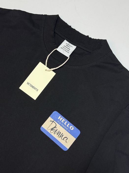 Лонгслів Vetements Hello My Name Demna Distressed S M ERD