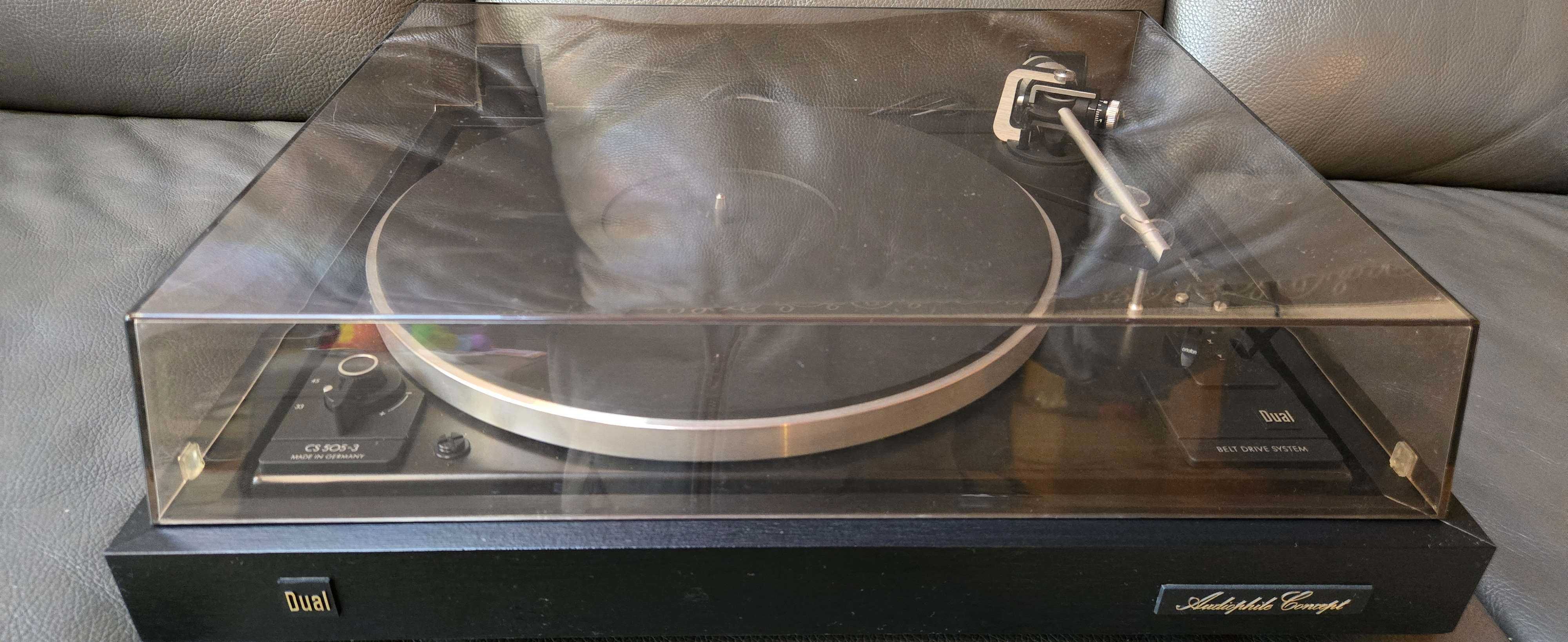 Gramofon Dual CS 505-3 Audiophile Concept Idealny Carbon Fibre Adapter