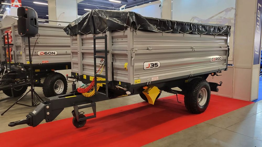 NOWOŚĆ, Przyczepa rolnicza jednoosiowa, burtowa CARGO 3,5 tony!  Cena: 32.500 zł netto! Nie Pronar,Marpol,Metal-Fach