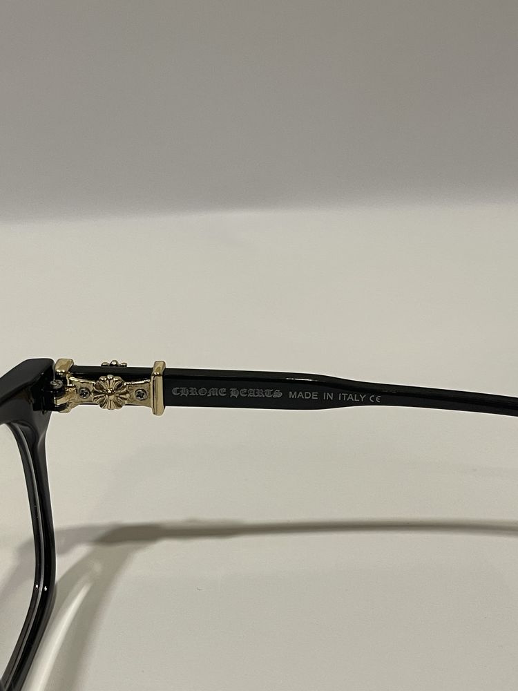 Очки Chrome Hearts Gold / Очки Хром Хартс золоті