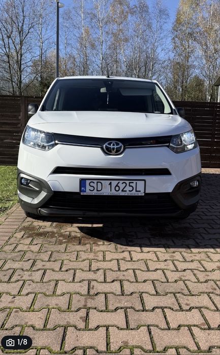 Toyota Proace City 1,5 diesel fv 23% VAT 1 bezwypadowy org przebieg