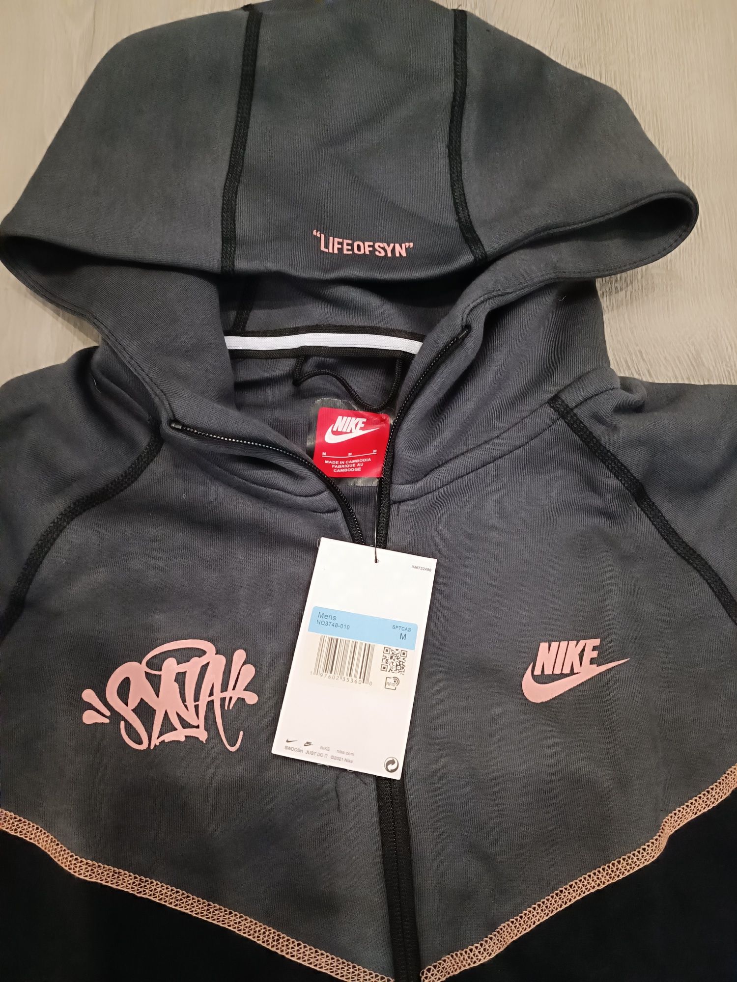 Зип худи Nike Tech Fleece  Syna World Central Cee XL