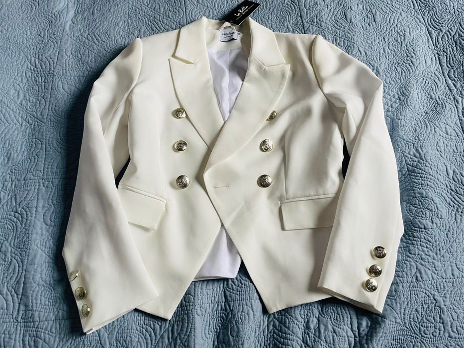 Żakiet kremowy rozmiar 38
