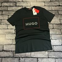 НОВЫЙ СЕЗОН 2024 мужская черная футболка Hugo Boss размеры: s-xxl