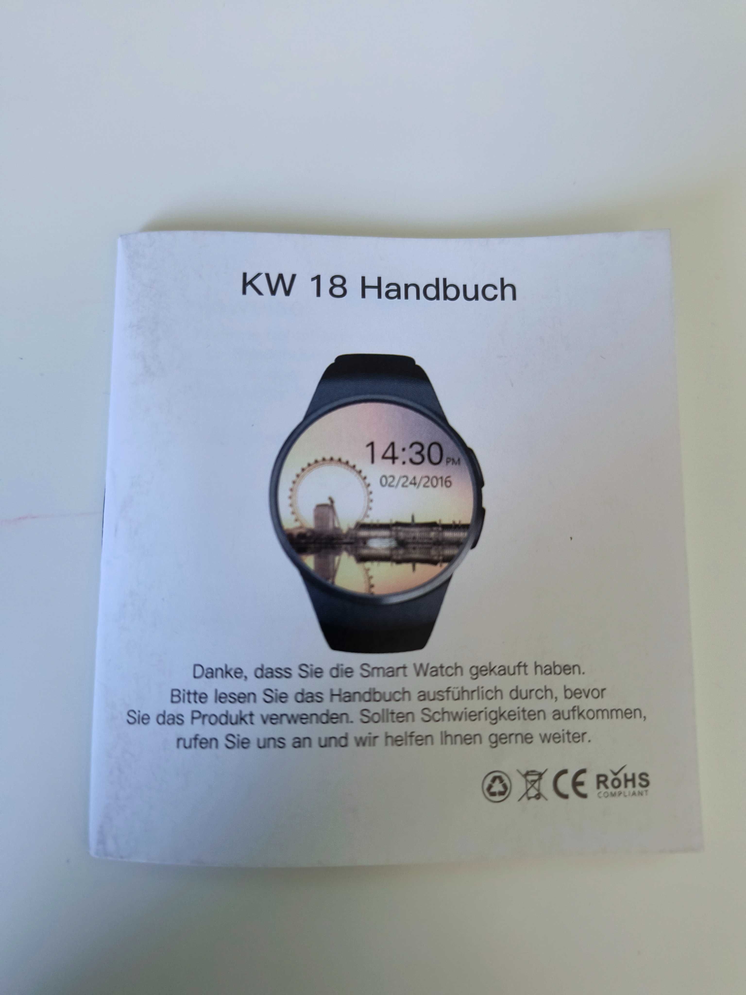 SMARTWATCH UNISEX Pulsometr Karta SIM Android i iOS