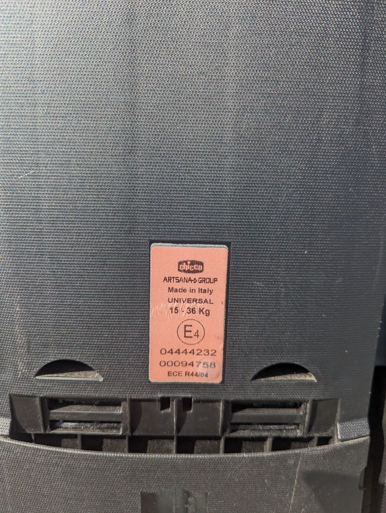 Chicco Oasys 2-3 Evo Jet Fotelik Samochodowy 15-36kg Black