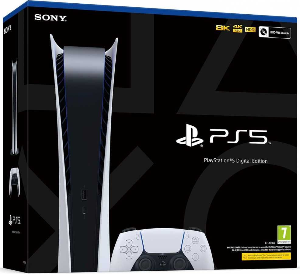 Игровая консоль Sony PlayStation 5 Slim Digital Edition - ГАРАНТИЯ