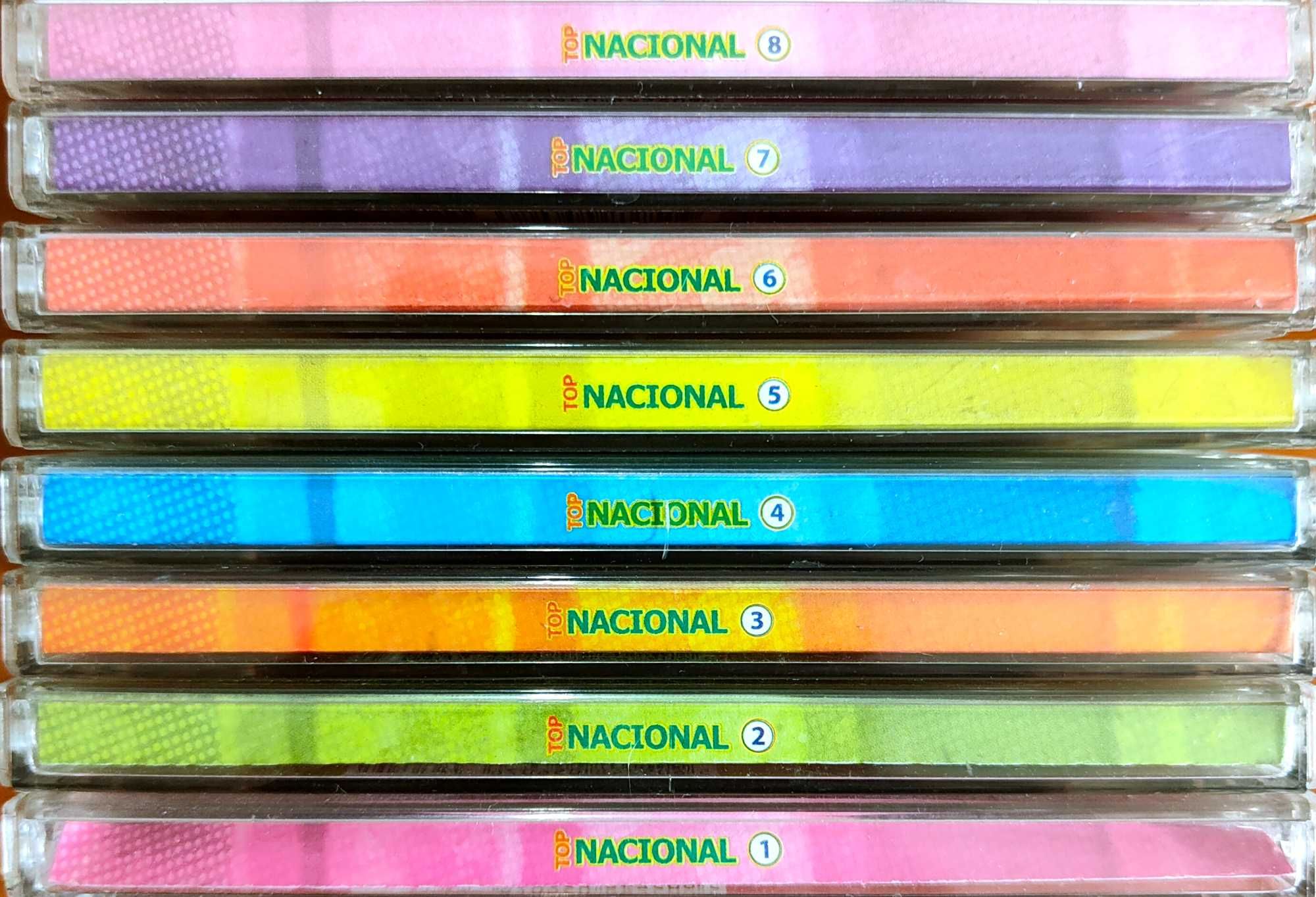 Lote CD 8 Volumes - TOP NACIONAL - Vários Artistas