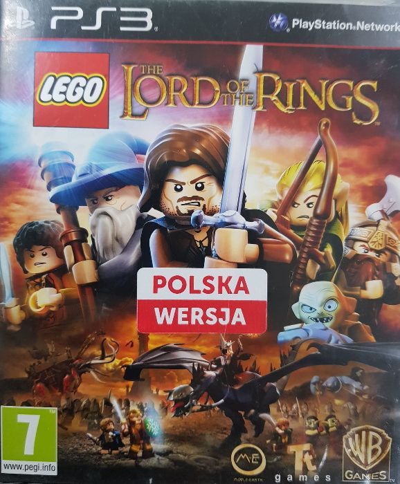 Lego Władca Pierścieni PL PS3 PlayStation 3 Używana Kraków