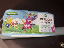 Babblarna blöjor  4 , 7-11 кг , підгузники підгузки памперсы