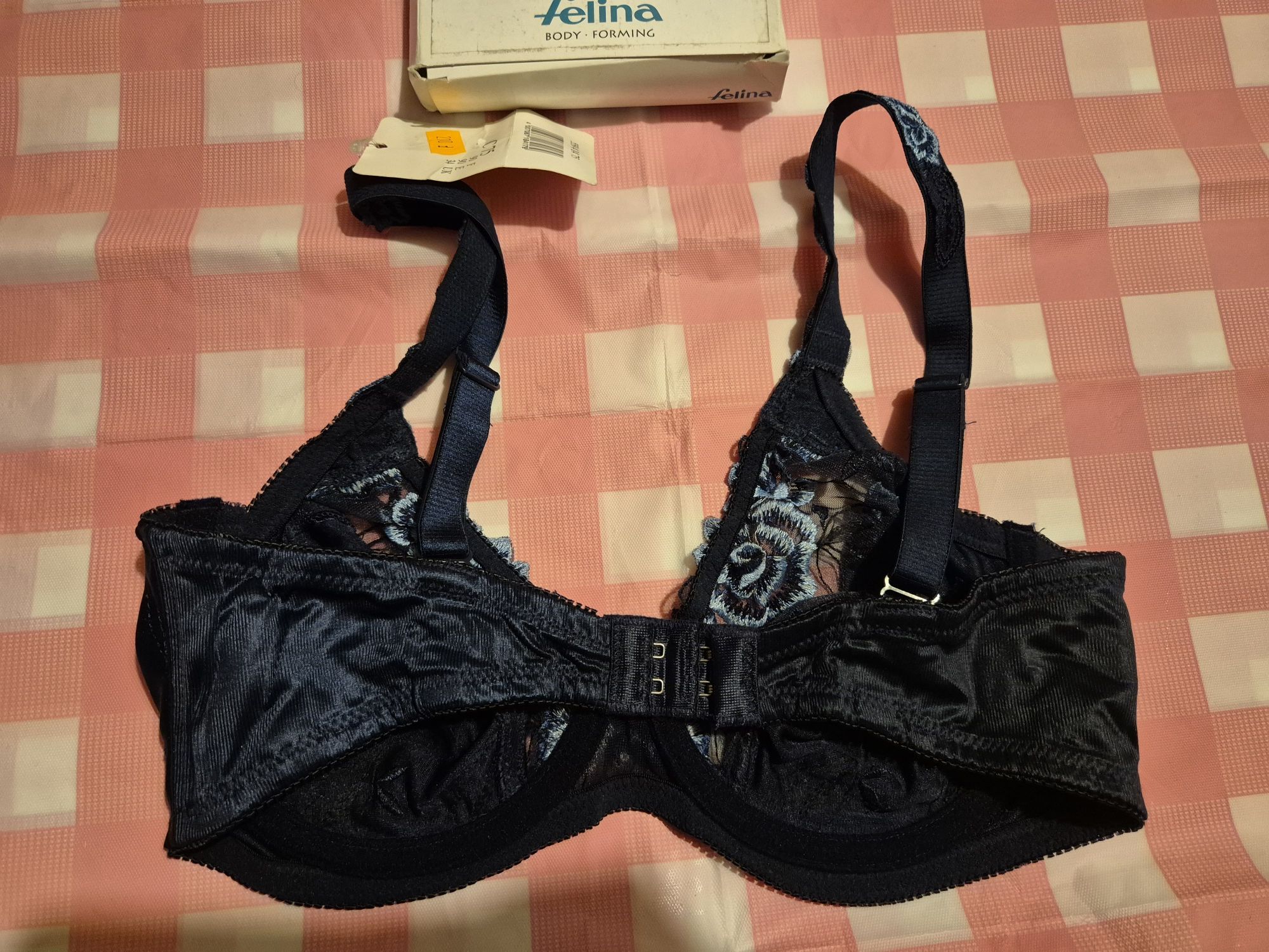 Granatowo-niebieski stanik Felina 75C nowy z metką