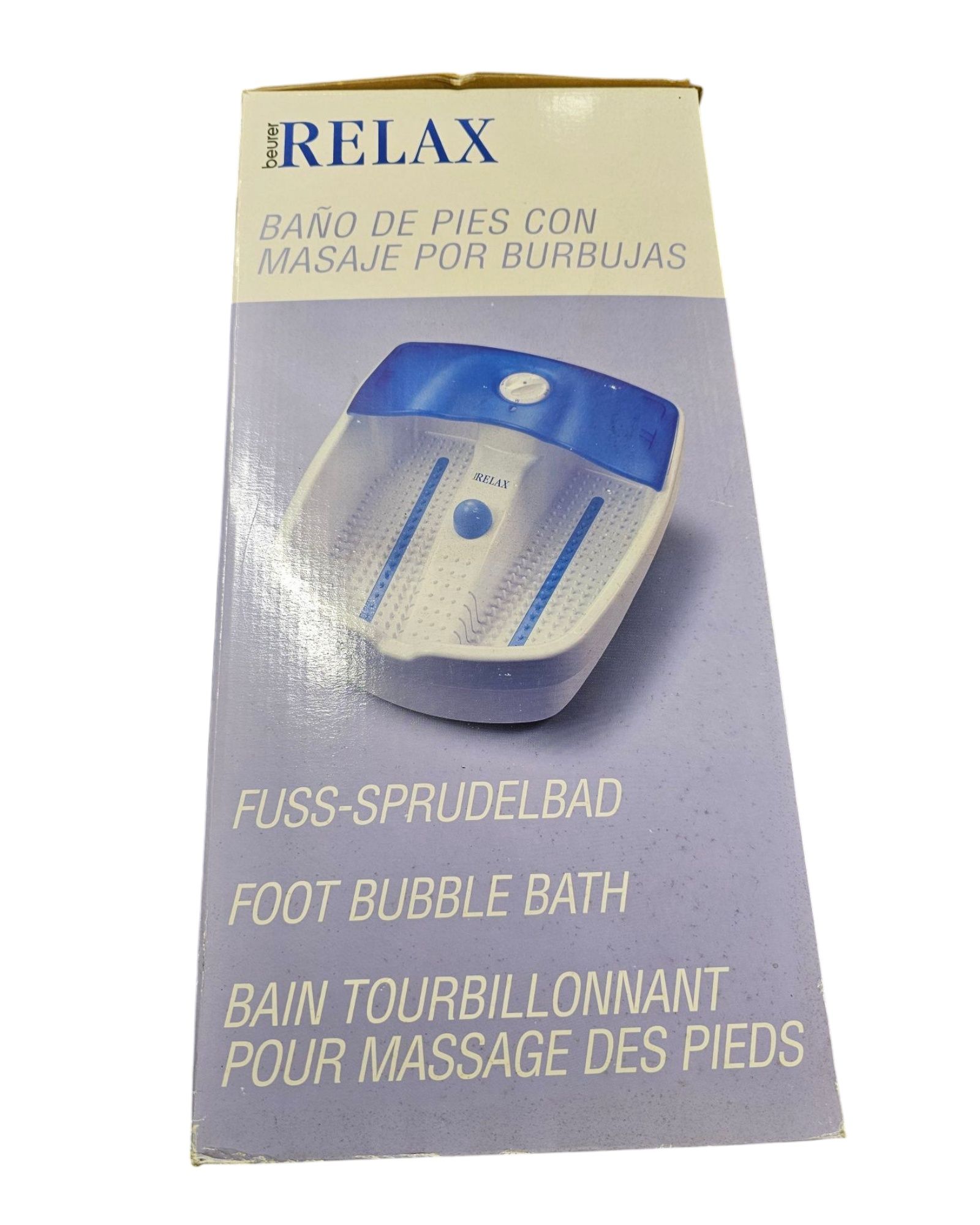 Beurer Relax Fuss-Sprudelbad – masażer do stóp z hydromasażem