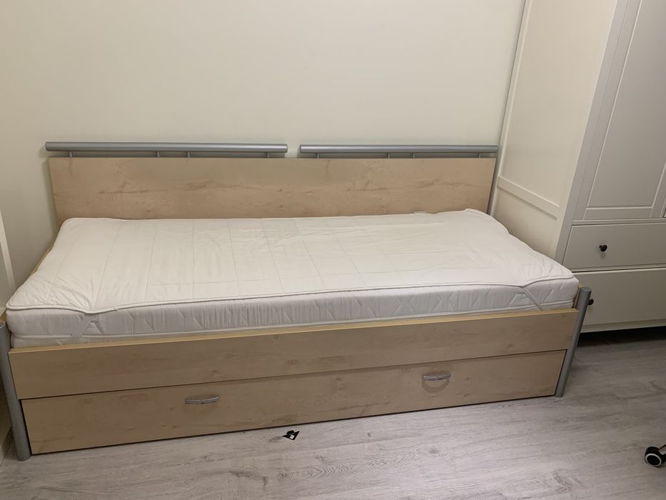 Łóżko 90/160 cm, ze stelarzem