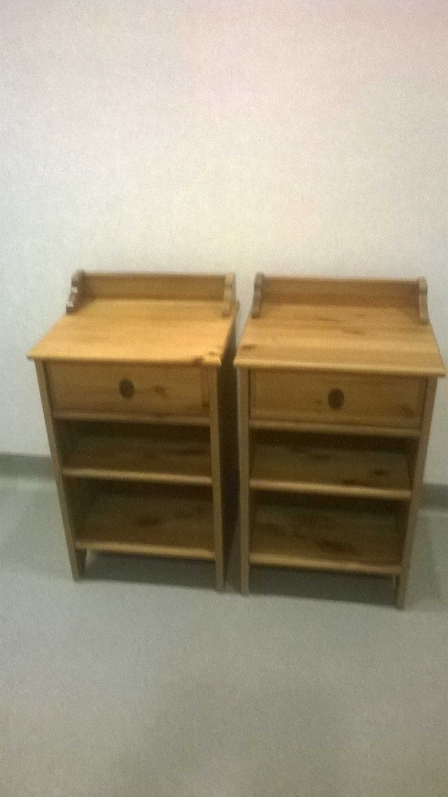Szafka nocna-HEMNES-LEKSVIK-drewno-stolik kawowy Leksvik Ikea