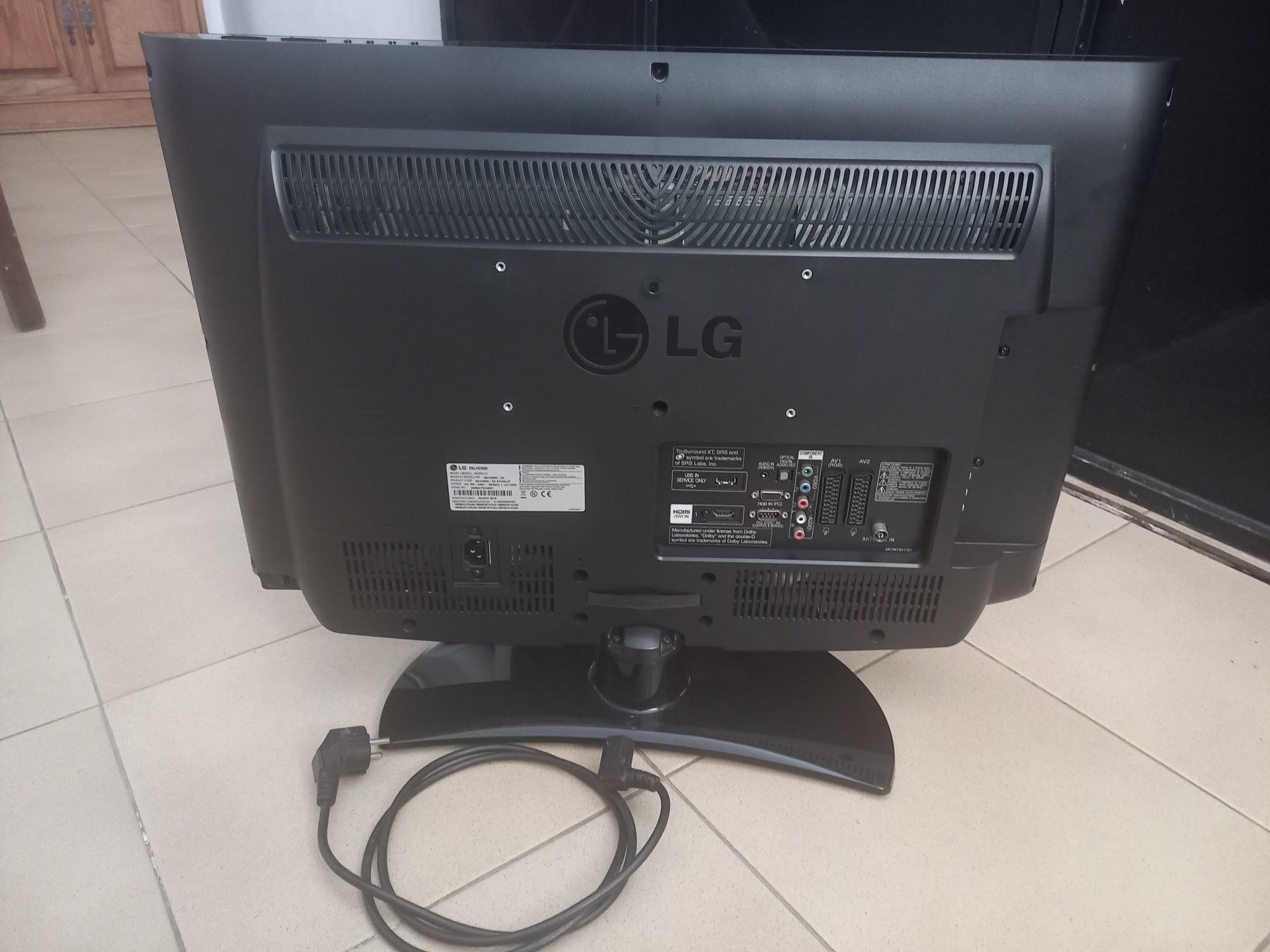 Televisão LG Plasma 26 Polegadas LG 26LH2000 - avariada