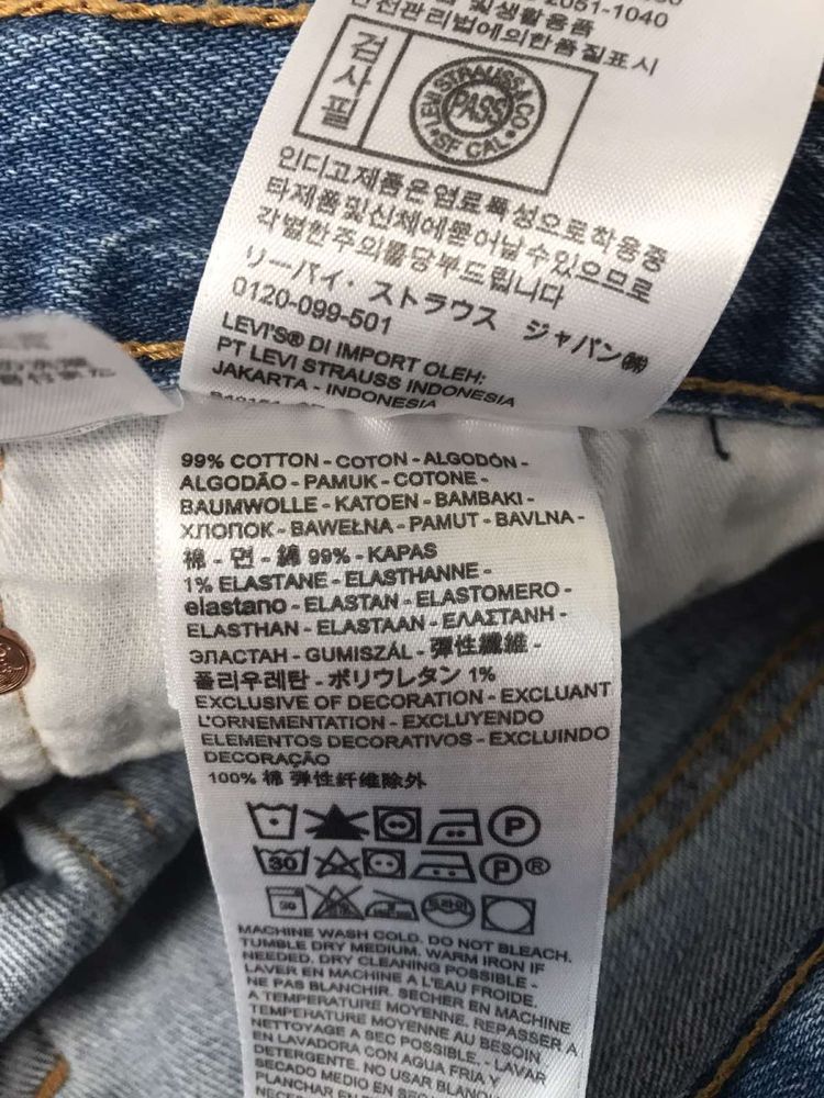 Жіночі джинсові шорти Levis 501 W34