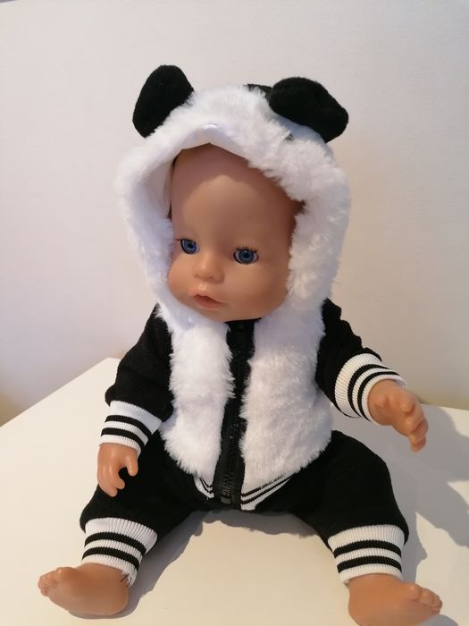 Ubranka Baby Born 43cm - PANDA kurtka +spodnie