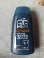 Avon Men Care Essential - Szampon Żel Pod Prysznic 3w1