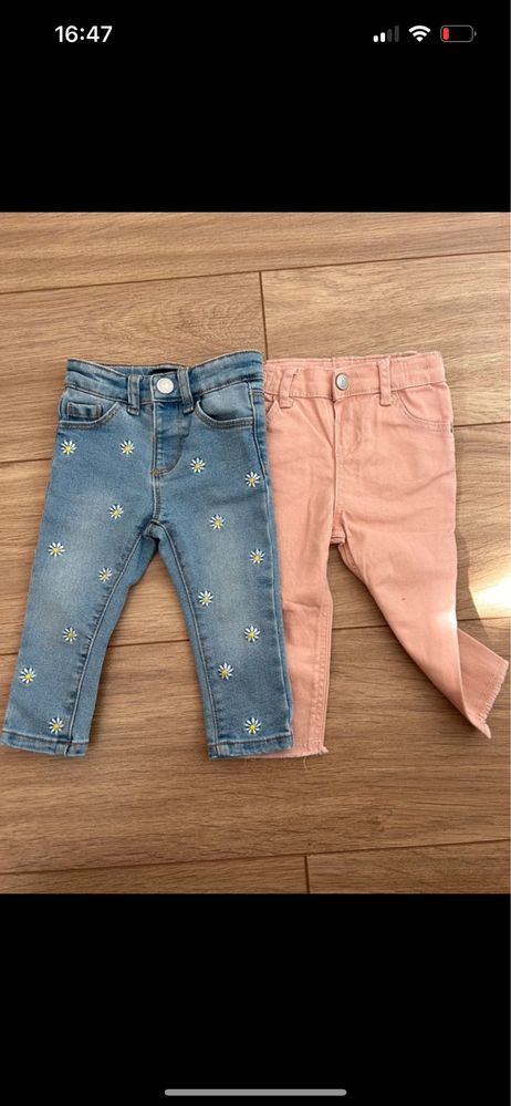 Dwie pary jeans primark