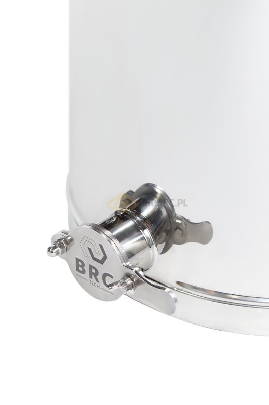 Odstojnik NIERDZEWNY do miodu  z zaworem + uchwyty - 60L - BRCtech