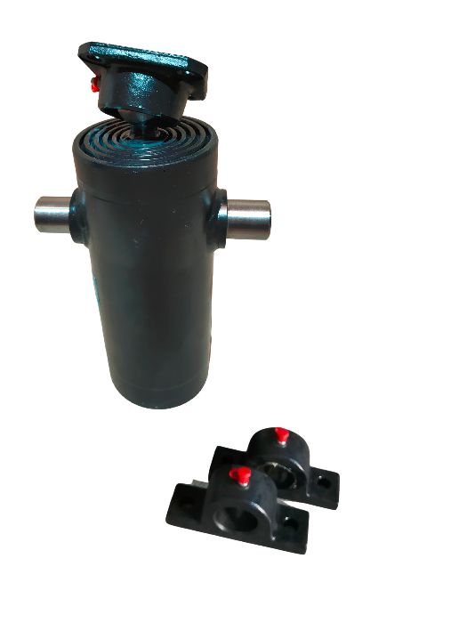 Siłownik wywrotu kipra busa 8ton 1540mm paka do 5,5m + łoża