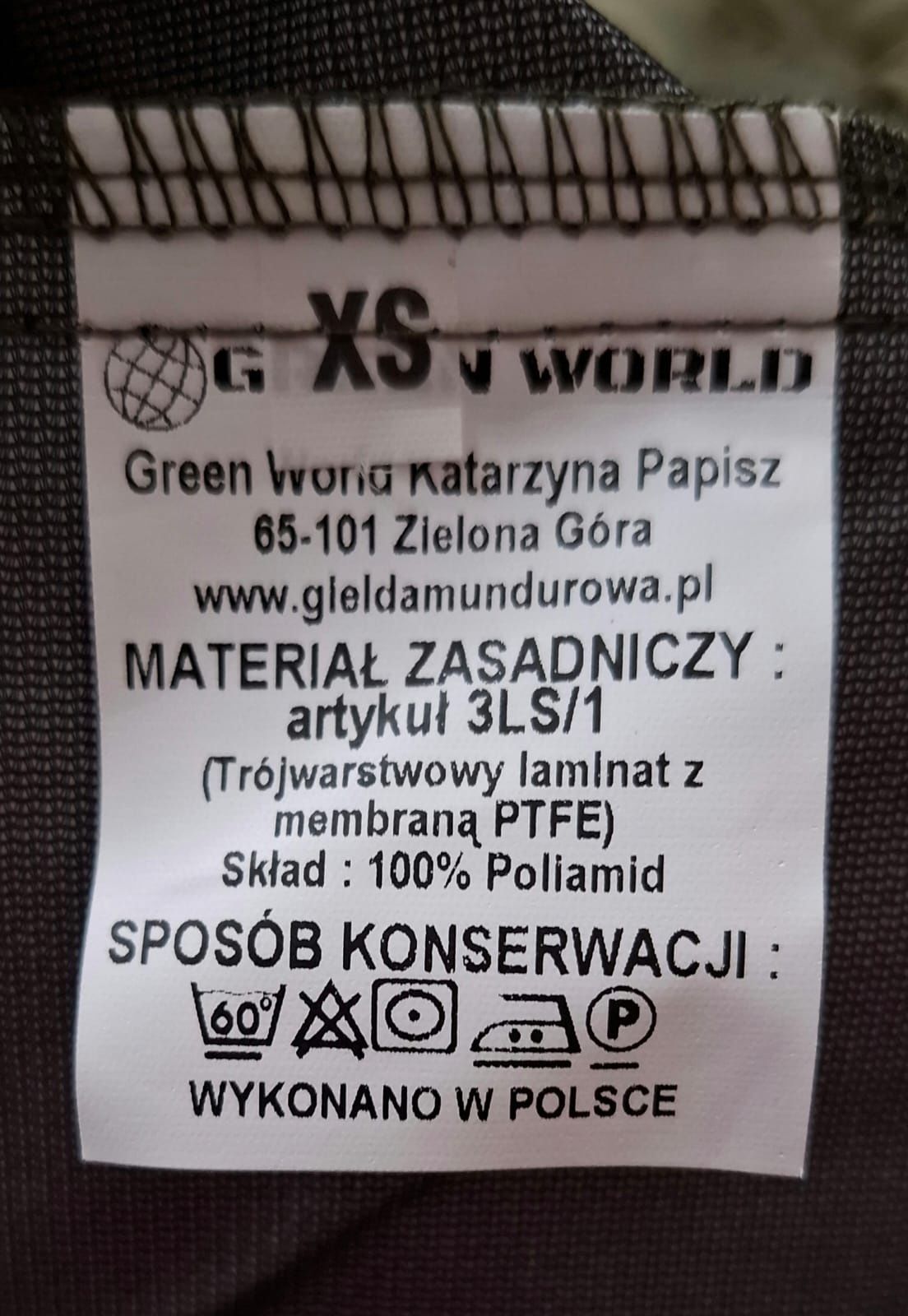 Kurtka Goro-Tex wz.128/MON wojskowa/ mundurówka