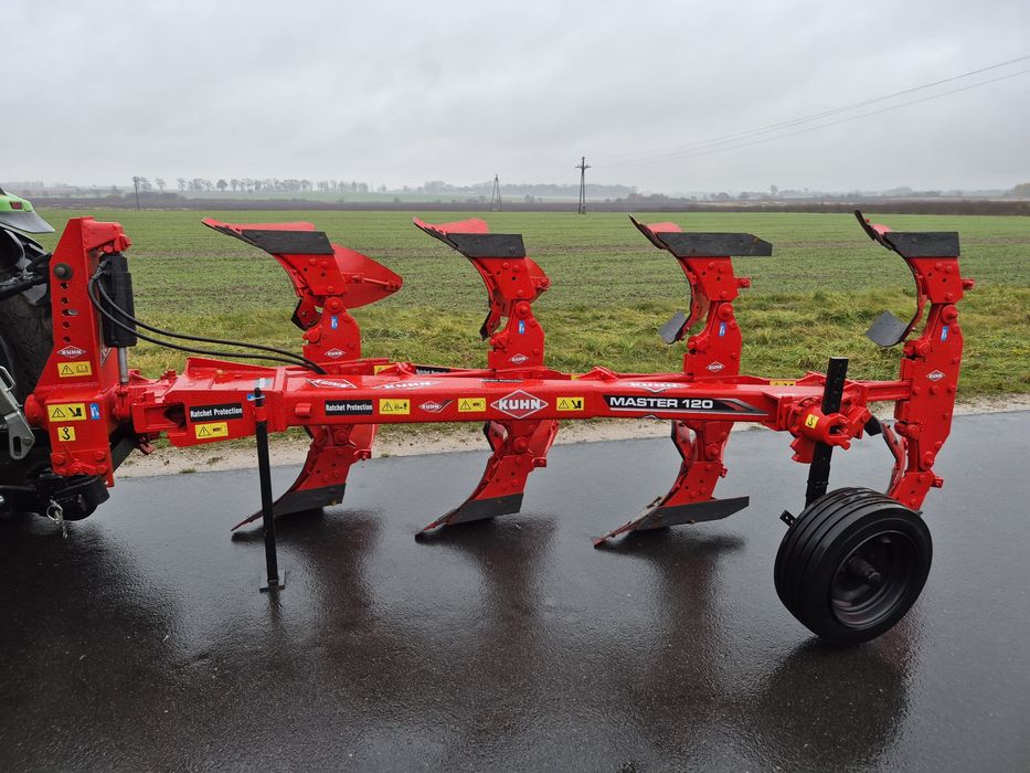 Pług 4 skibowy Obrotowy Kuhn Master 120!! Nowe Elementy!! Okazja! Igła