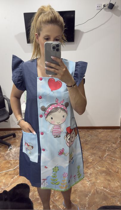 Bata para trabalho com crianças